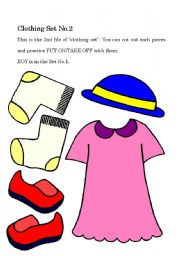 English Worksheet: Clothing Set No. 2