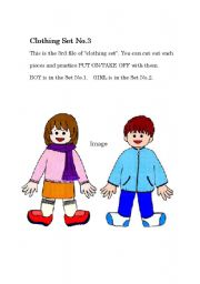 English Worksheet: Clothing Set No. 3