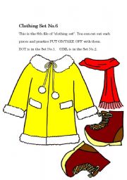 English Worksheet: Clothing Set No. 6