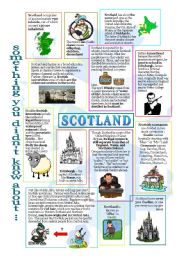 English Worksheet: something u didnt know about Scotland