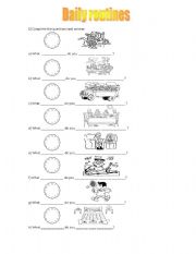 English Worksheet: DAILY ROUTINES QUESTIONS