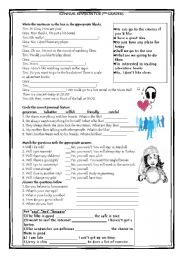 English Worksheet: GENERAL REVISION OF 7TH GRADE UNIT 1-2