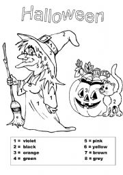 English Worksheet: HALLOWEEN