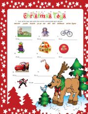 English Worksheet: Christmas Toys 1