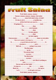 Fruit Salad Lyrics