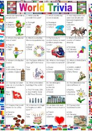 Around the World (Countries Trivia Game)