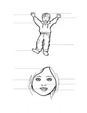 English Worksheet: Label body parts