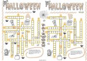 English Worksheet: HalloweenPairWork