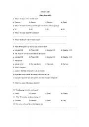 English Worksheet: TV series activity with key