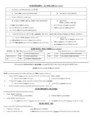 English Worksheet: Auxiliary Difference Between Do and Be