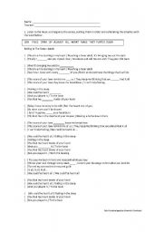 English Worksheet: Rolling in the Deep - Adele