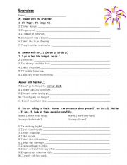 English Worksheet: Agreements and Disagreements