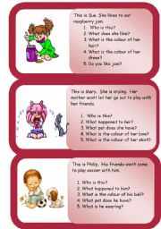 English Worksheet: Mini comprehensions