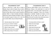 Comprehension Cards