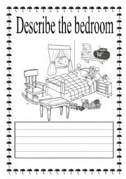 English Worksheet: bedroom