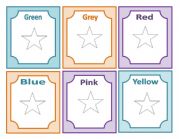 English Worksheet: Colours flashcards