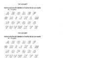 English worksheet: Tha Alphabet