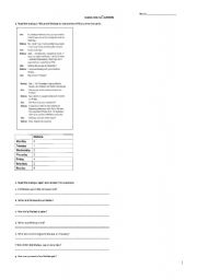 English worksheet: english test