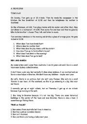English Worksheet: a kind of quiz