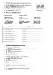 English Worksheet: passive voice exercises