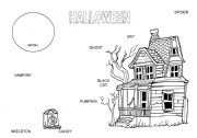 English Worksheet: Halloween