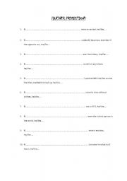 English Worksheet: Partner Predictions - second conditional writing and speaking practice!