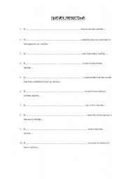 English worksheet: Partner Predictions - second conditional writing and speaking practice!