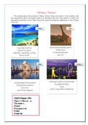 English Worksheet: Writing a Postcard