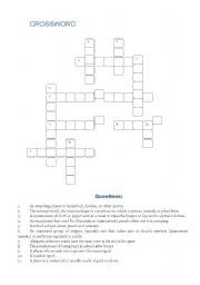 English worksheet: 7th grade Kaufman K., Kaufman M. (Final Crossword)