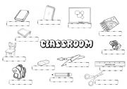 English Worksheet: Classroom