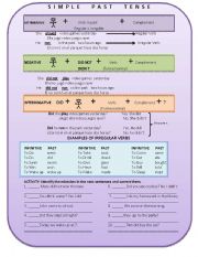 English Worksheet: Simple past tense