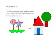 Shapes activity