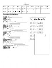 English worksheet: Adjectives