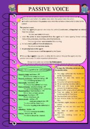 English Worksheet: Passive Voice