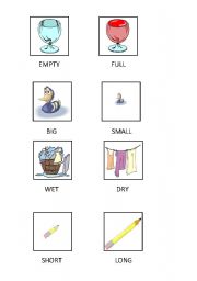 English worksheet: Opposite Adjectives