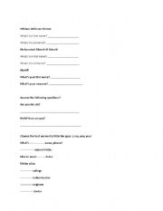English worksheet: Mr