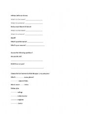 English Worksheet: Mr