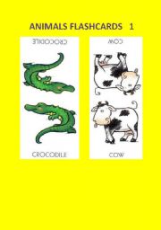 animals flashcards set1