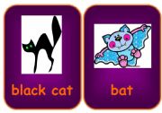 English Worksheet: Halloween flashcards