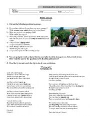 English worksheet: Nickleback photography