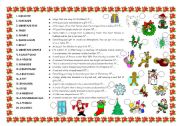 English Worksheet: Christmas matchmaking