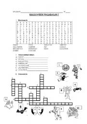 English Worksheet: Halloween