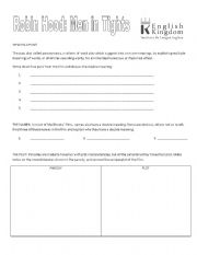 English Worksheet: Video Session: Robin Hood - Men in Tights