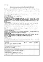 English Worksheet: Reading: Pop Music 