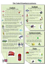 English Worksheet: The UK in pictures