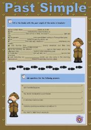 English Worksheet: Past simple