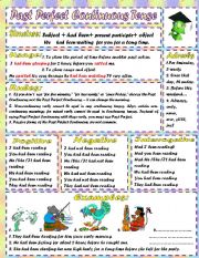 English Worksheet: Past Perfect Continuous Tense