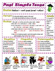 English Worksheet: Past Simple Tense