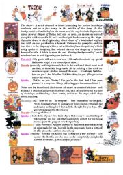 English Worksheet: Spidery Gang or Spididoos Halloween Party - role play