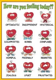 English Worksheet: Feelings - part 2 **editable**